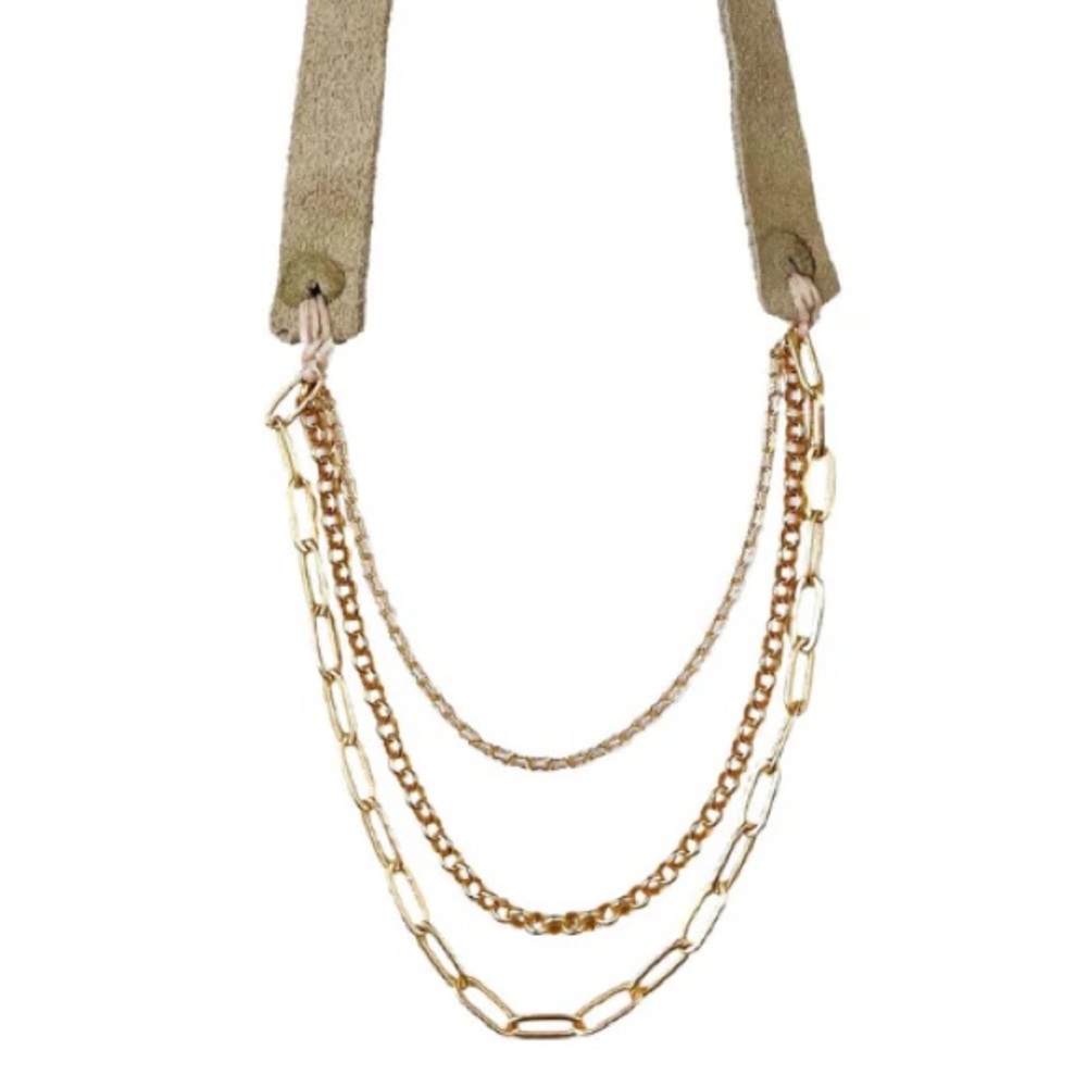 NEW Twine and Twig Slim Chain Classic | Short Gold